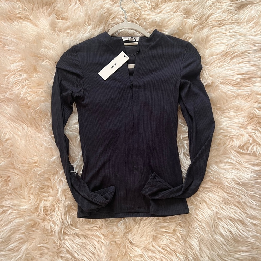 Joan brown zip up top
